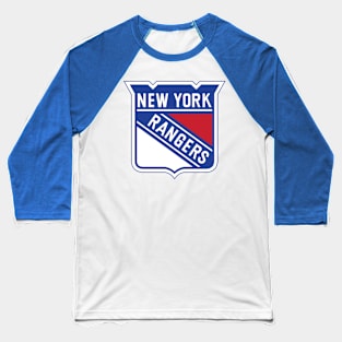 RANGERS NYC V2 (Front and Back) Baseball T-Shirt